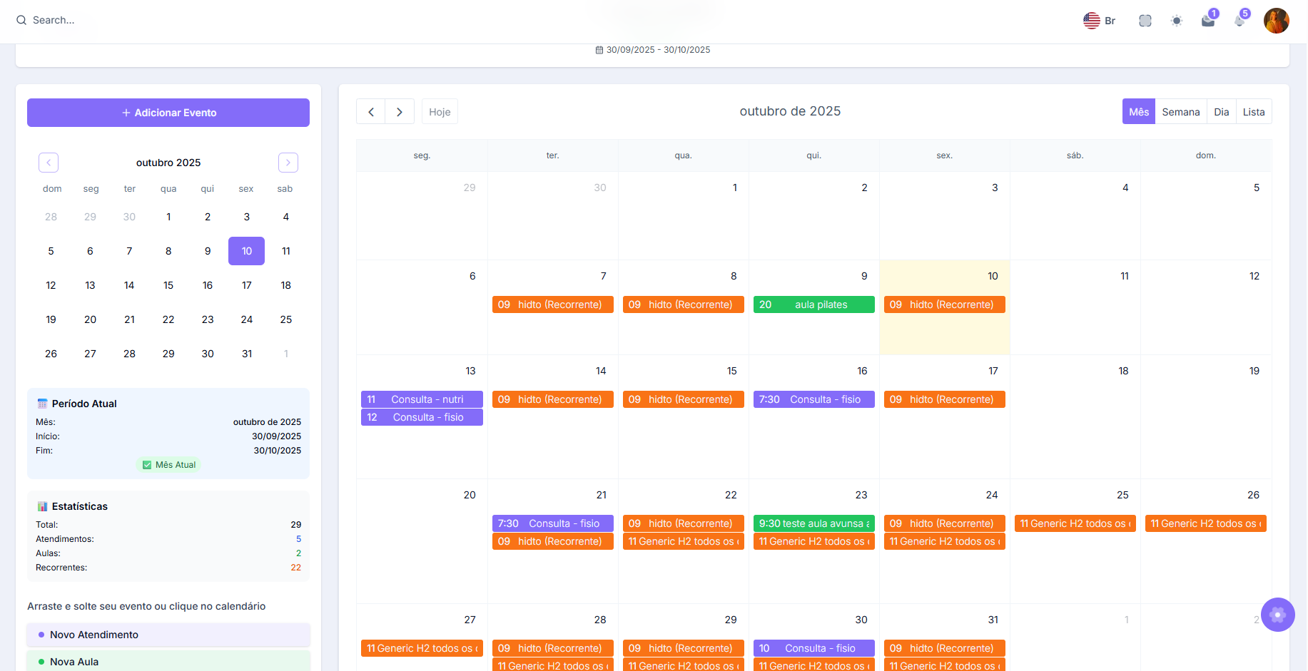 Agendamentos Inteligentes
